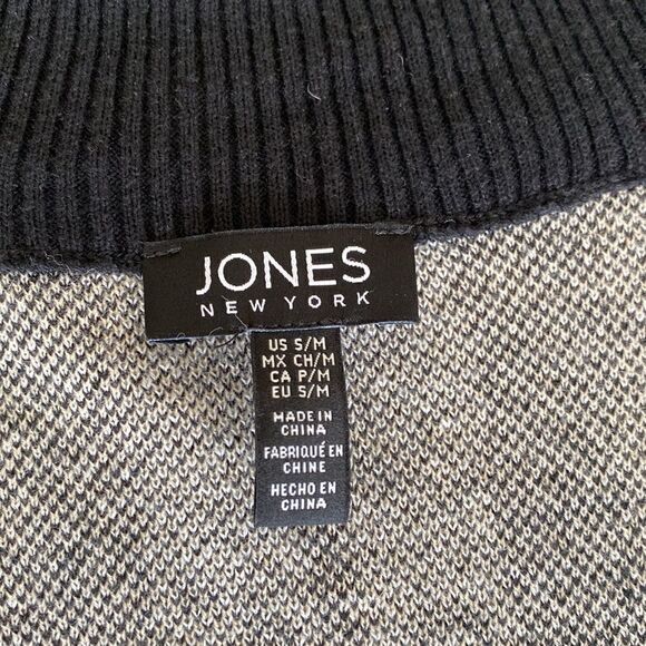 Jones New York Plaid Wool Blend Zip Up Cape/Poncho - Picture 15 of 16